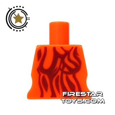 Arealight Mini Figure Torso - Orange With StripesORANGE