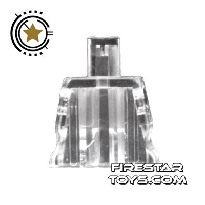 Arealight Mini Figure Torso - TransparentTRANS CLEAR