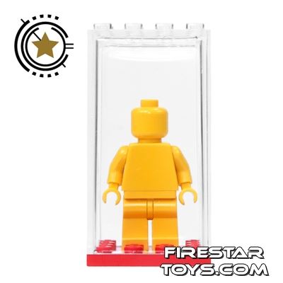Minifigure Display Case - Red Base