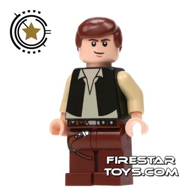 LEGO Star Wars Mini Figure - Han Solo - White Pupils