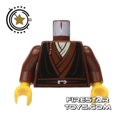 LEGO Mini Figure Torso - Anakin ShirtBROWN