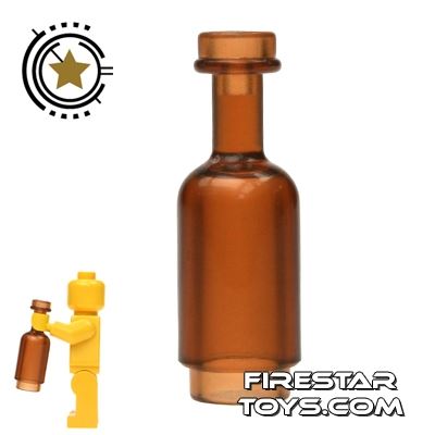 BrickForge - Round Bottle - Transparent Brown