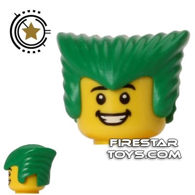 Lego 2 Pieces Green Hair Batman The Joker 64798 Basics NEW 