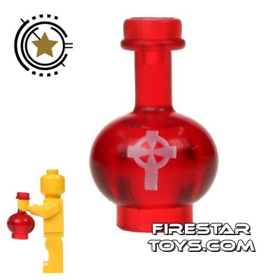 BrickForge - Potion Bottle - HealthTRANS RED