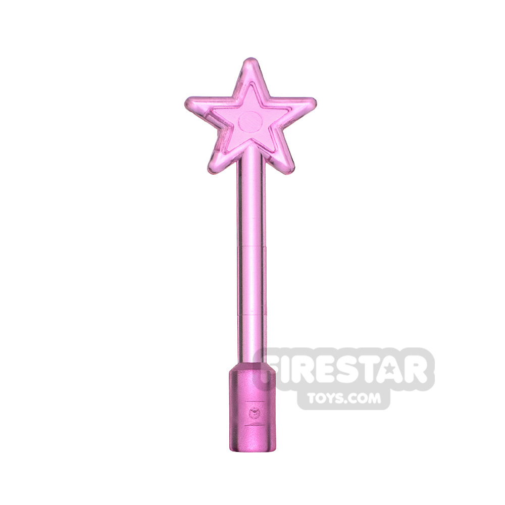 LEGO - Magic Star Wand - Trans Dark Pink