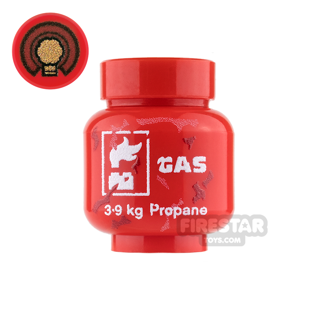 Custom Design - Gas Canister - Red