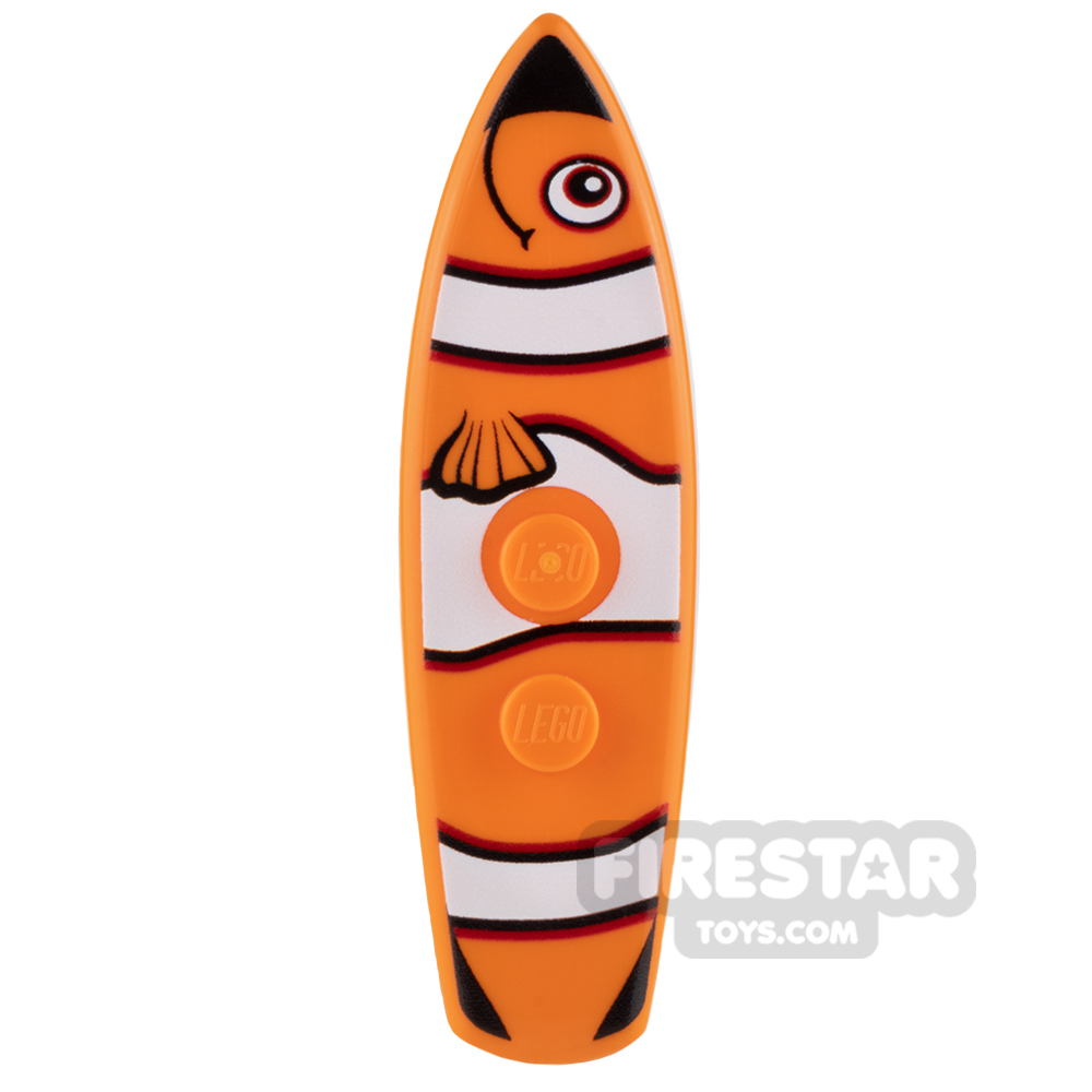 Custom Design - Surfboard - ClownfishORANGE