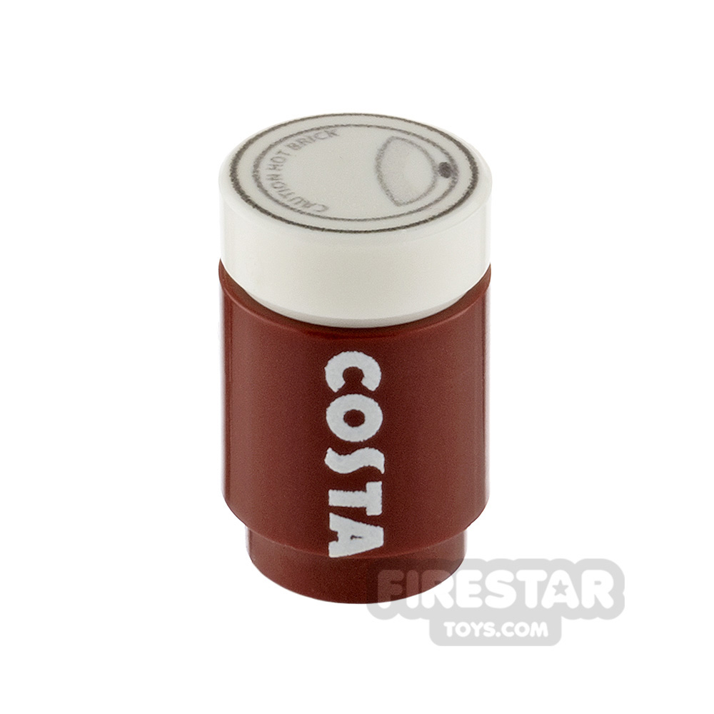 Custom Design - Costa Coffee BrickDARK RED