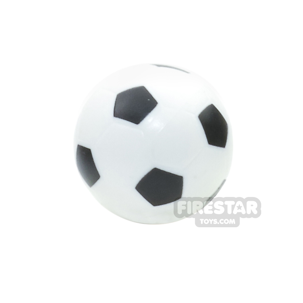 LEGO - Football Soccer Ball - Black PentagonsWHITE