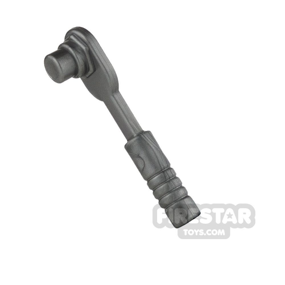 LEGO - Ratchet / Socket Wrench - Flat Silver