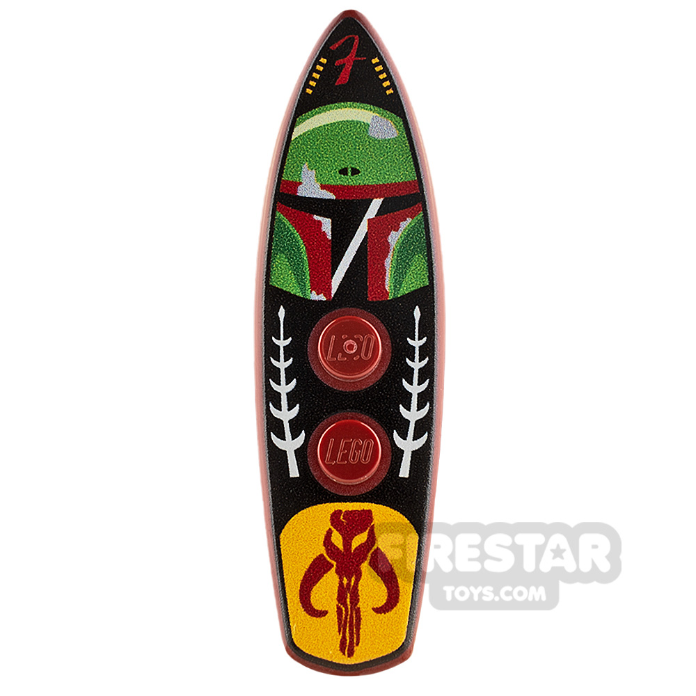 Custom Design Surfboard BobaDARK RED
