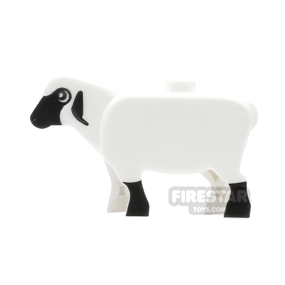 BrickForge Animals Mini Figure - Sheep - WhiteWHITE