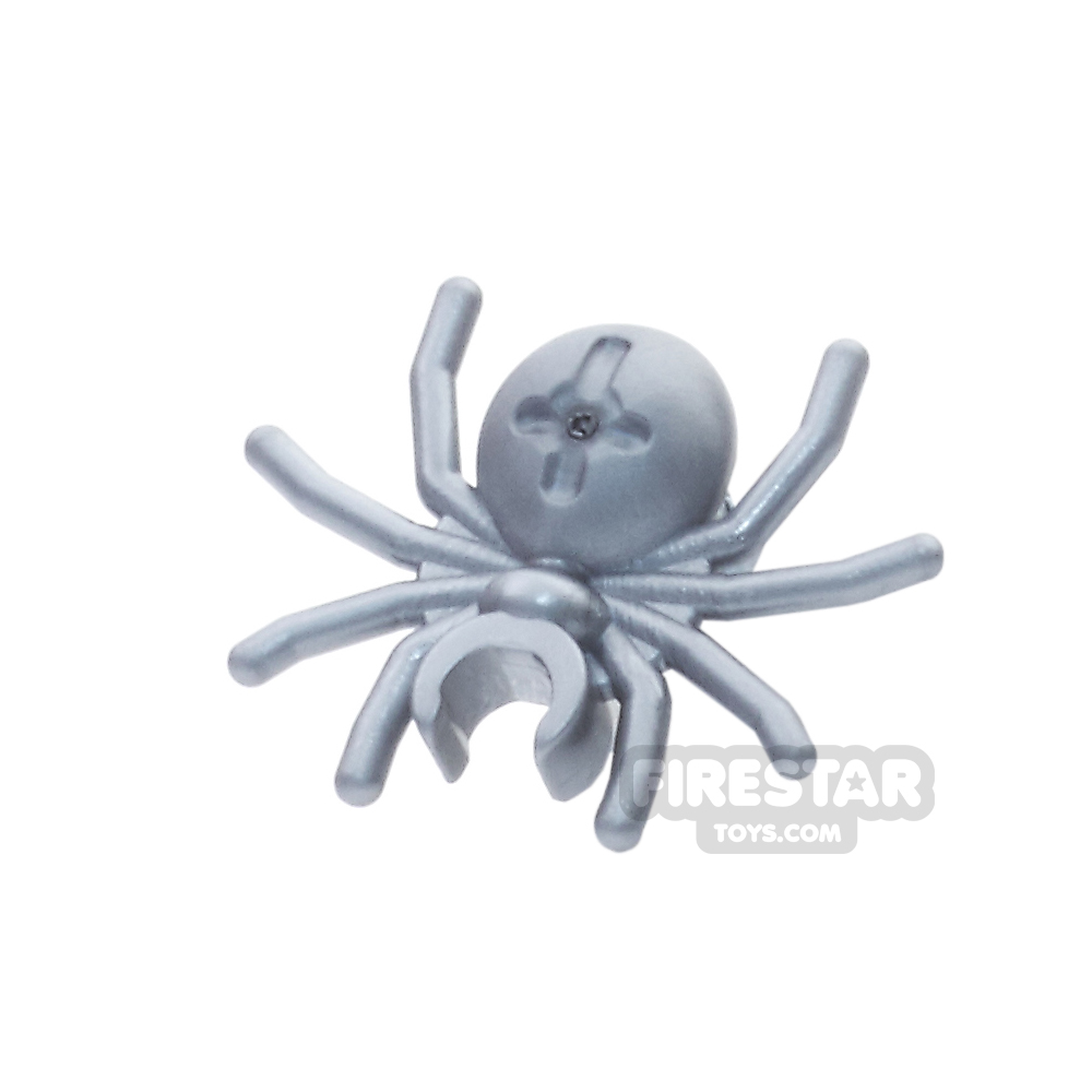 LEGO Mini Figure - Spider - Flat SilverFLAT SILVER