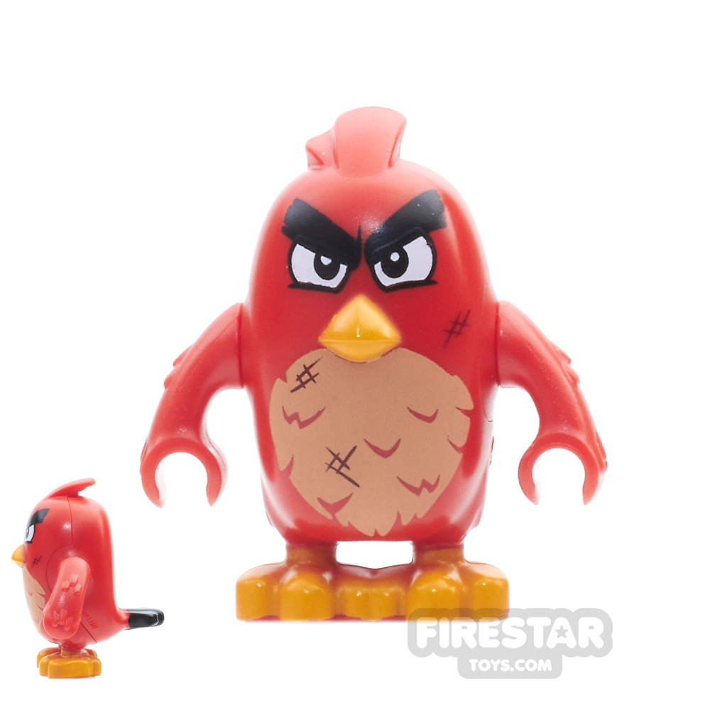 LEGO Angry Birds Mini Figure - Red - Narrow Eyes And Scratches