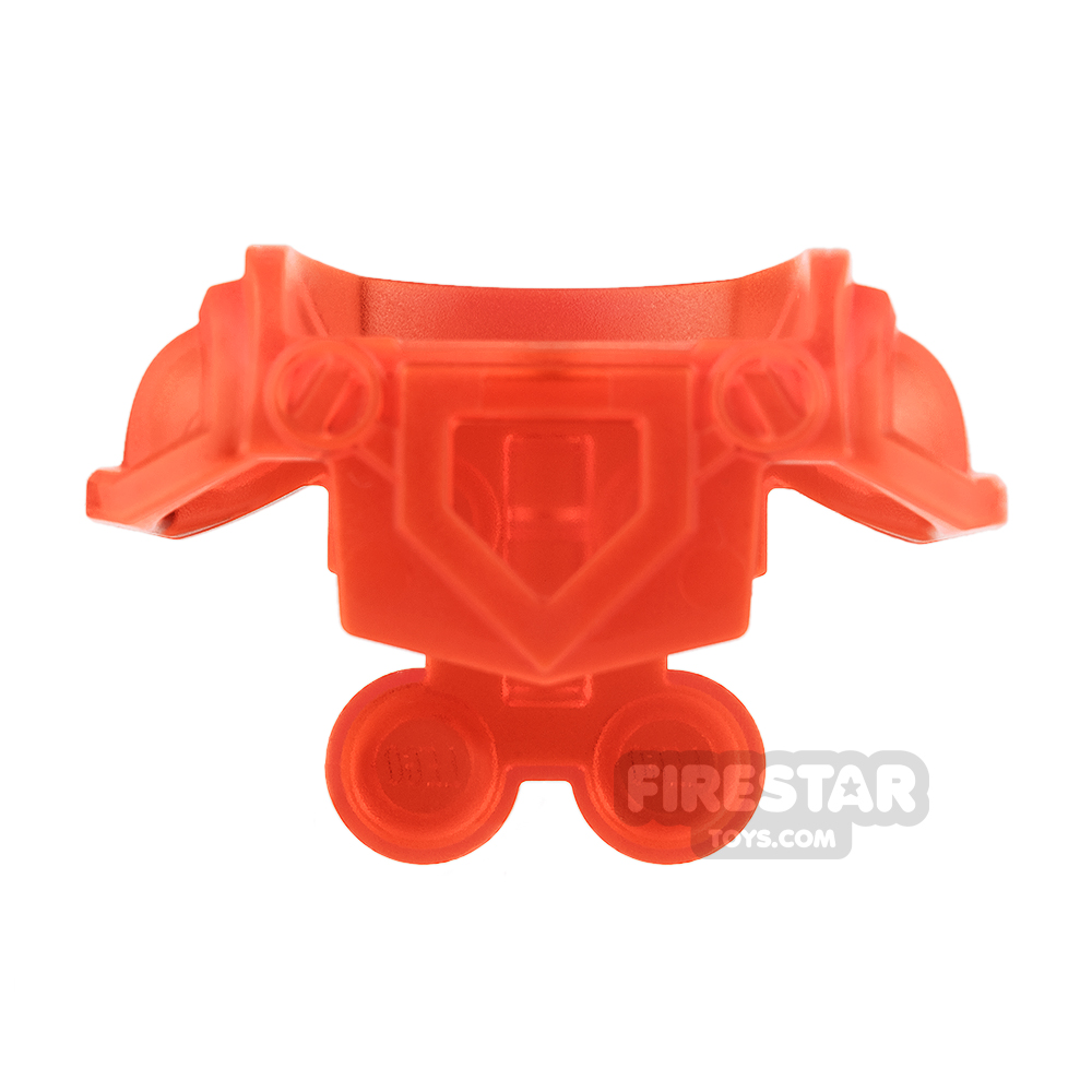 LEGO Armour with Front Cut OutTRANS NEON ORANGE