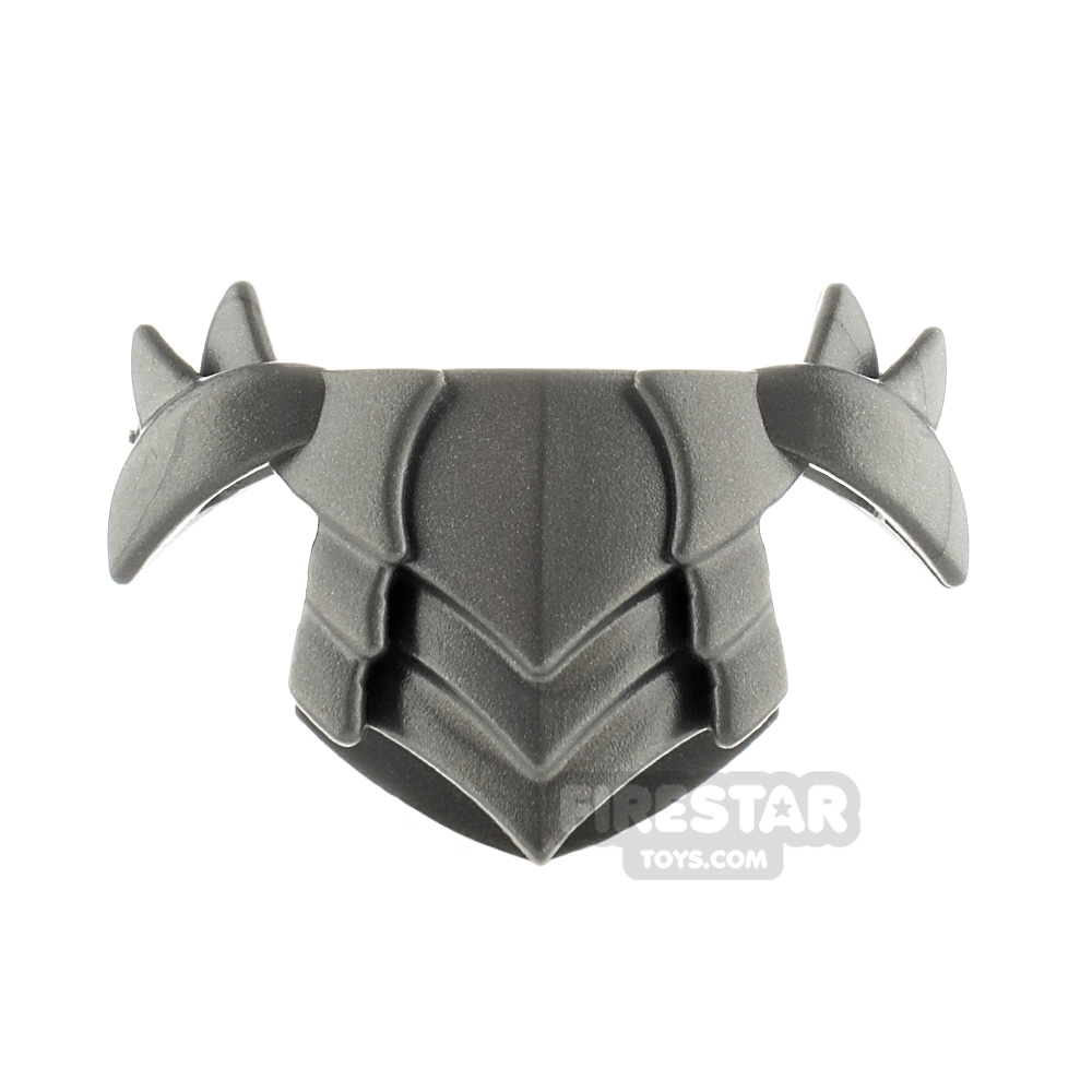 BrickWarriors - Horned Plate Armour - SteelSTEEL