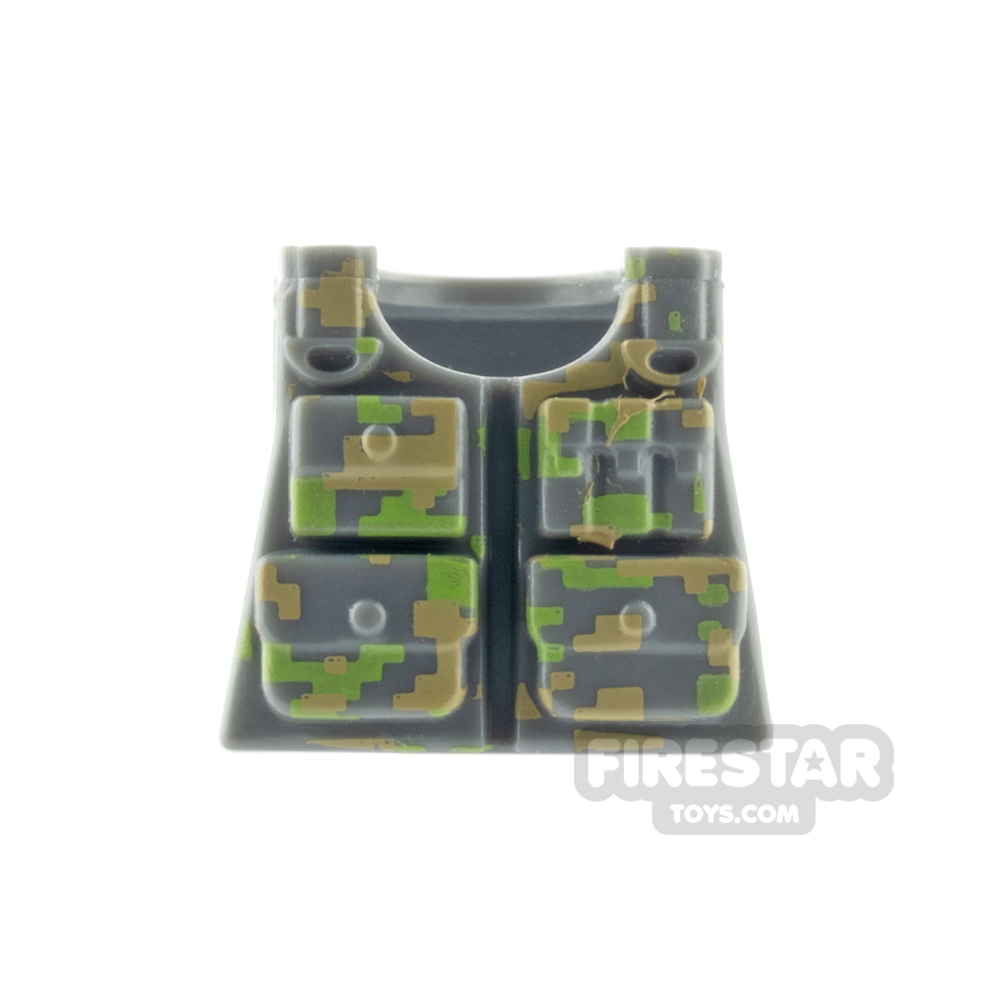 BrickForge Tactical Vest Digital CamoDARK BLUEISH GRAY