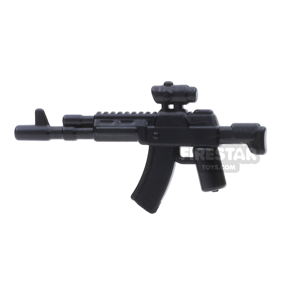 BrickArms Black AK-12 Rifle Weapons for Brick Minifigures 