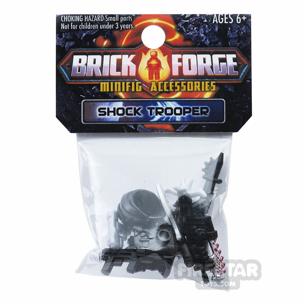 BrickForge Accessory Pack - Shock Trooper - Flaming Skull