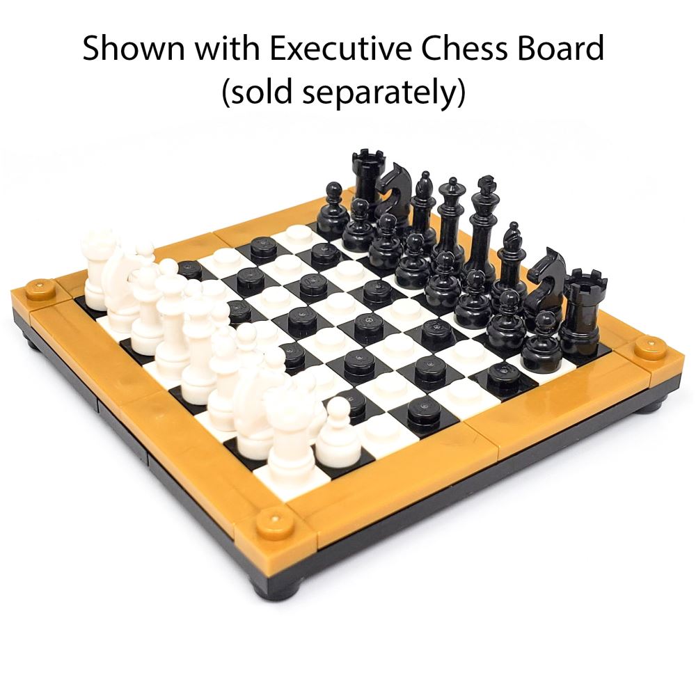 additional image for BrickMini Chess Pieces - Black Set
