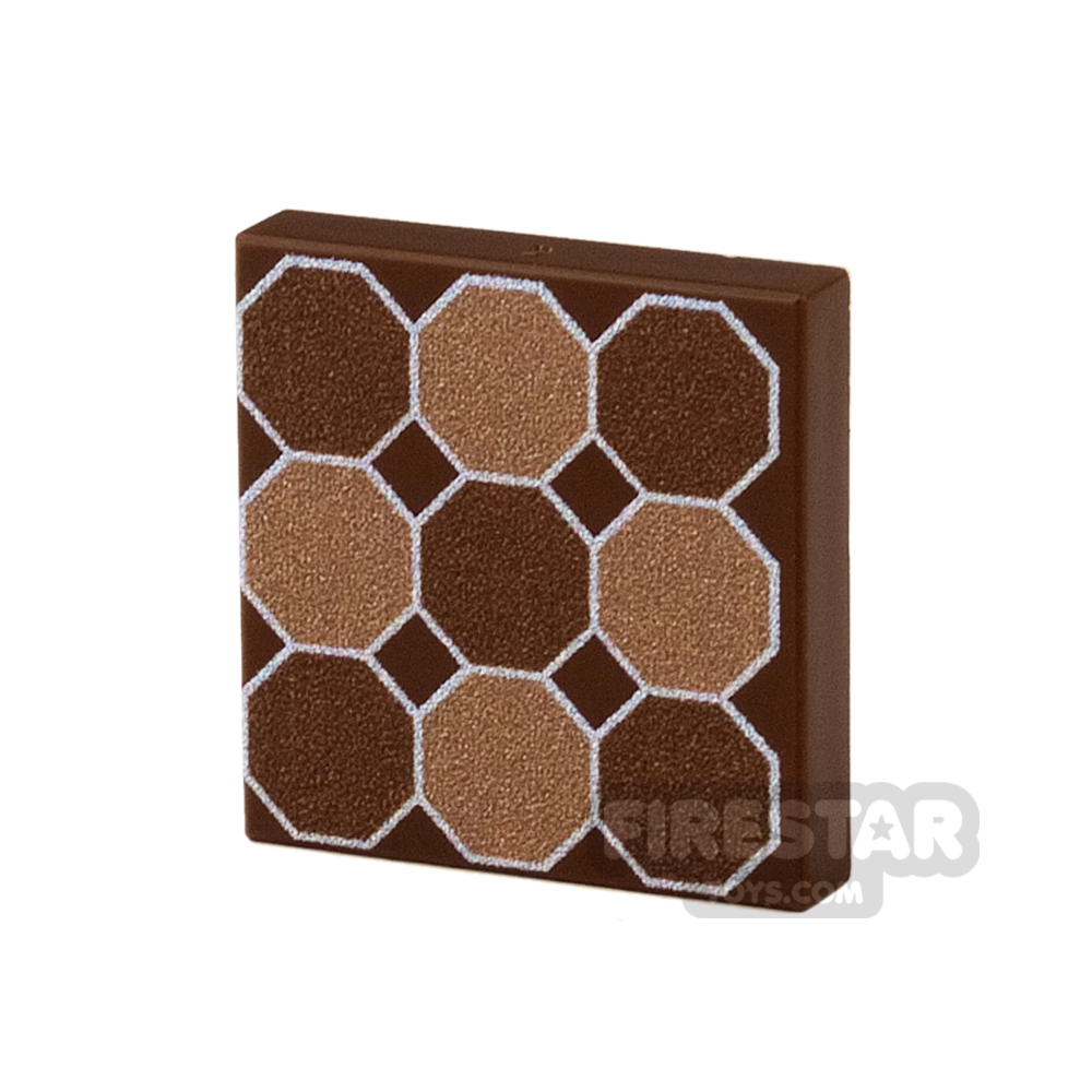 Custom Printed Tile 2x2 - Floor Tile - Hexagon Pattern