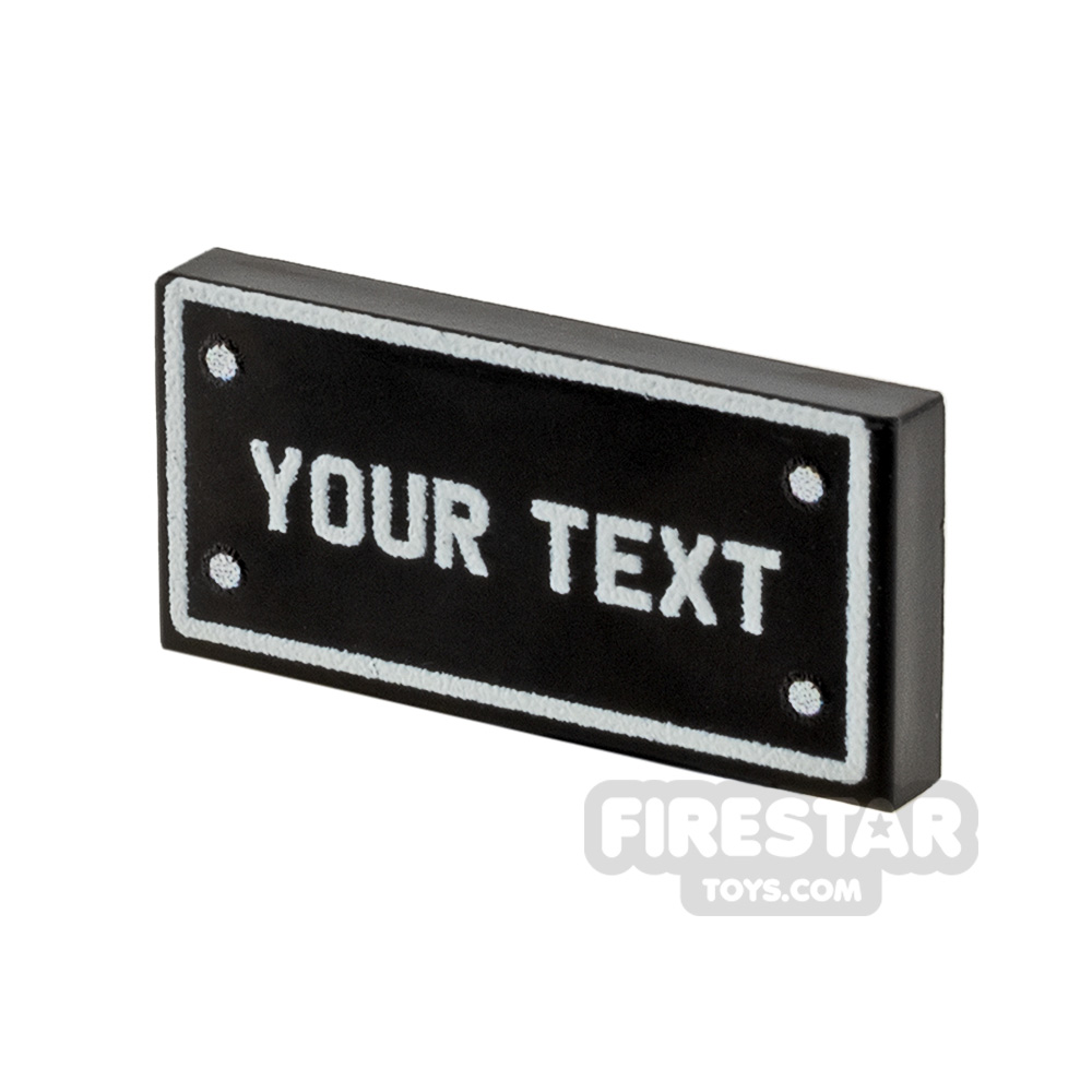 additional image for Personalised Car Licence Number Plate 1x2 Tile