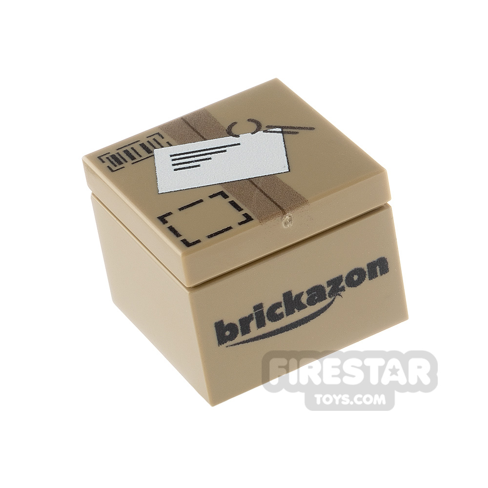 Custom printed Box 2x2 Brickazon Parcel