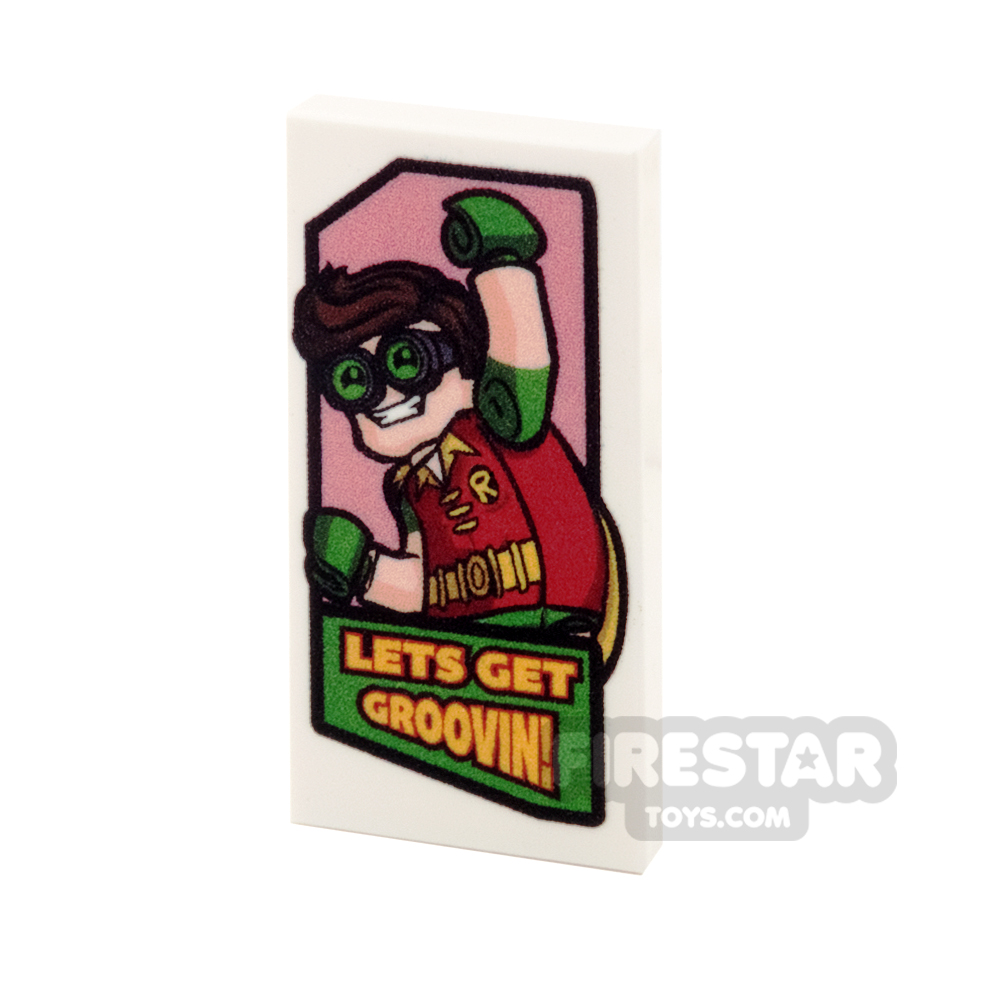 Printed Tile 2x4 - Motivational Robin Poster