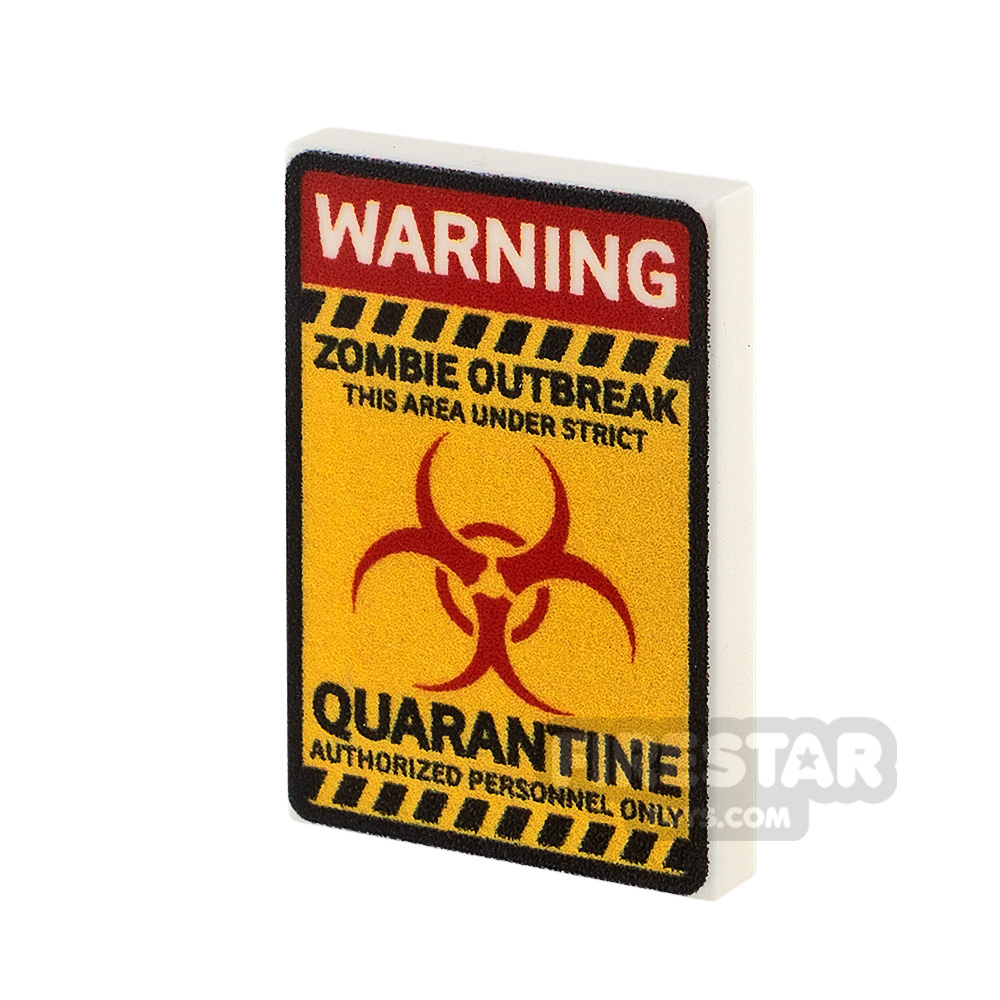 Printed Tile 2x3 Quarantine