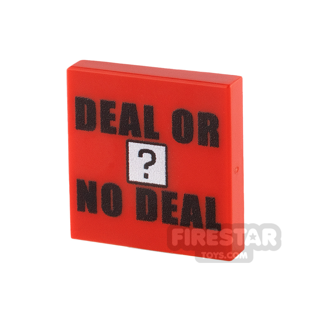 Printed Tile 2x2 Deal or No Deal