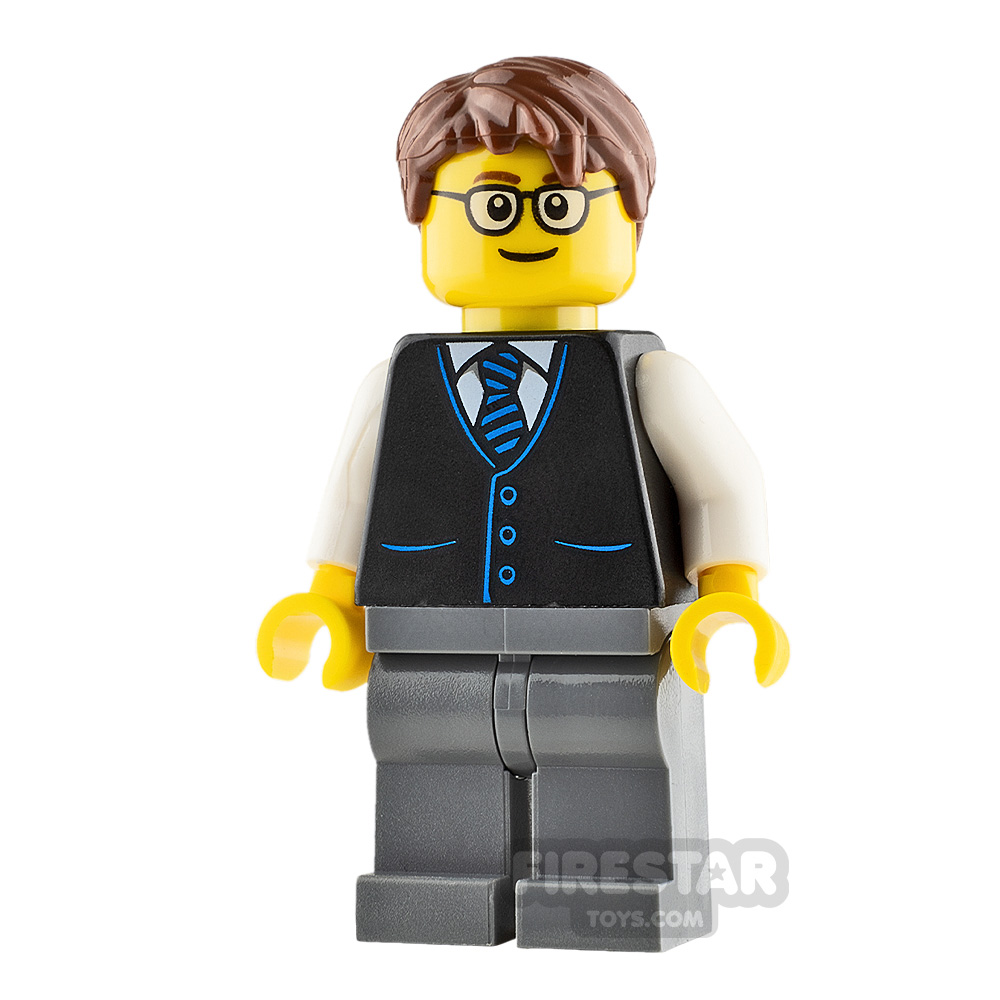 LEGO City Minifigure Launch Director with Black Vest