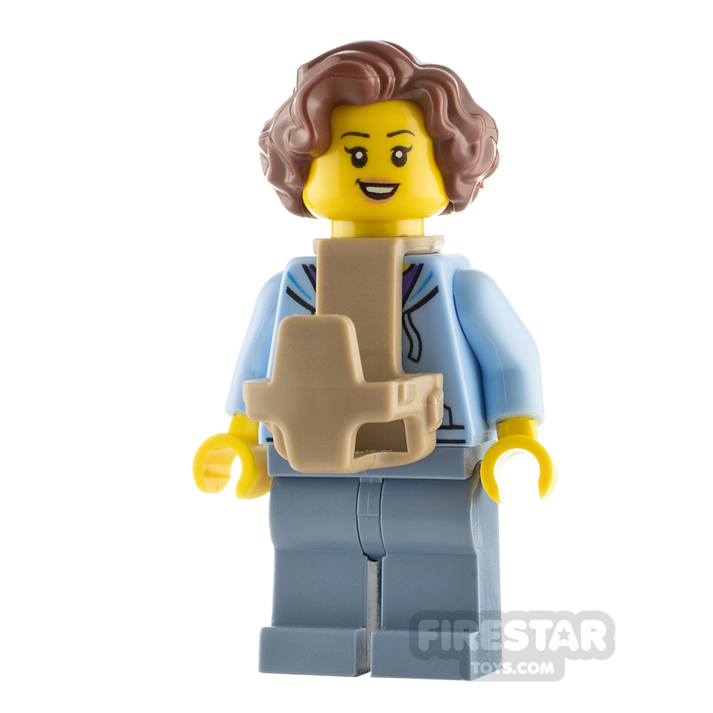Lego City Minfigure Mum With Baby Carrier Lego City Minfigure Mum With Baby Carrier