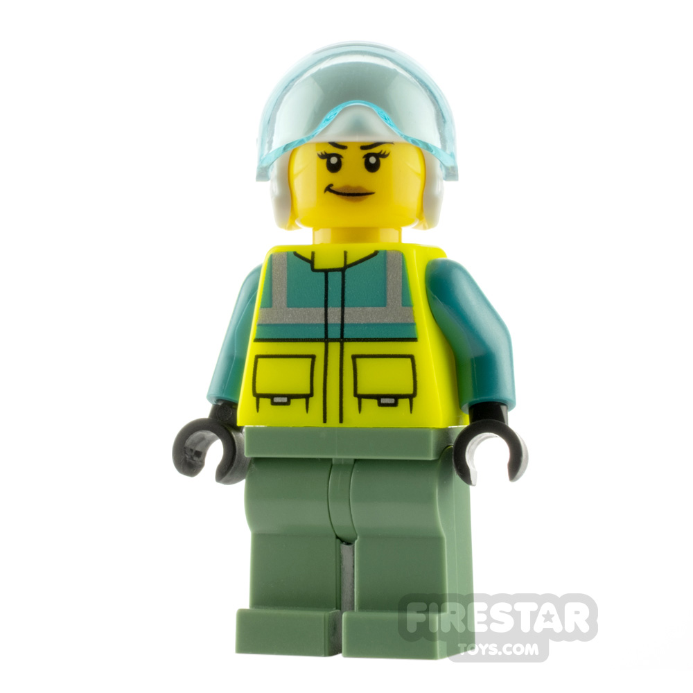 LEGO City Minifigure Helicopter Pilot Female