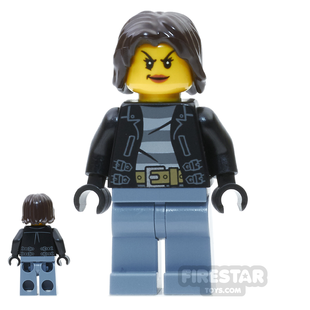 LEGO City Mini Figure - Female Bandit - Short Hair