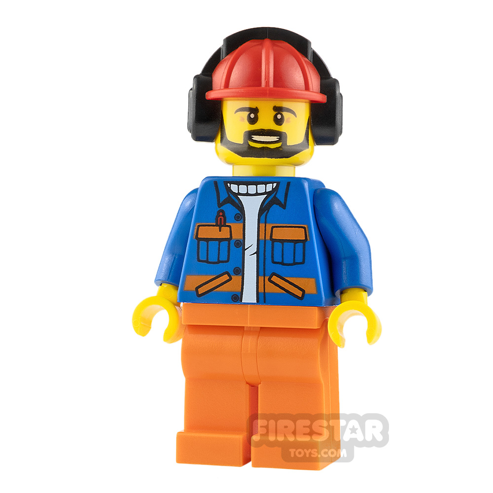 LEGO City Minifigure Airport Flagman Helmet with Earmuffs