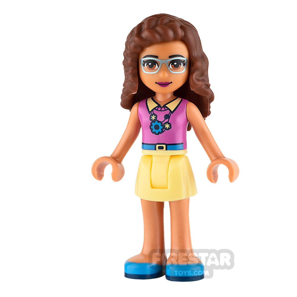 LEGO Friends Mini Figure - Olivia - Bright Light Yellow Skirt