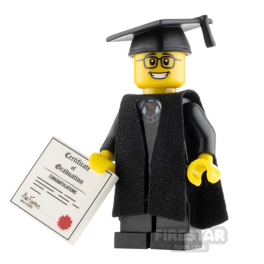 Custom Design Mini Figure - Graduate - Male