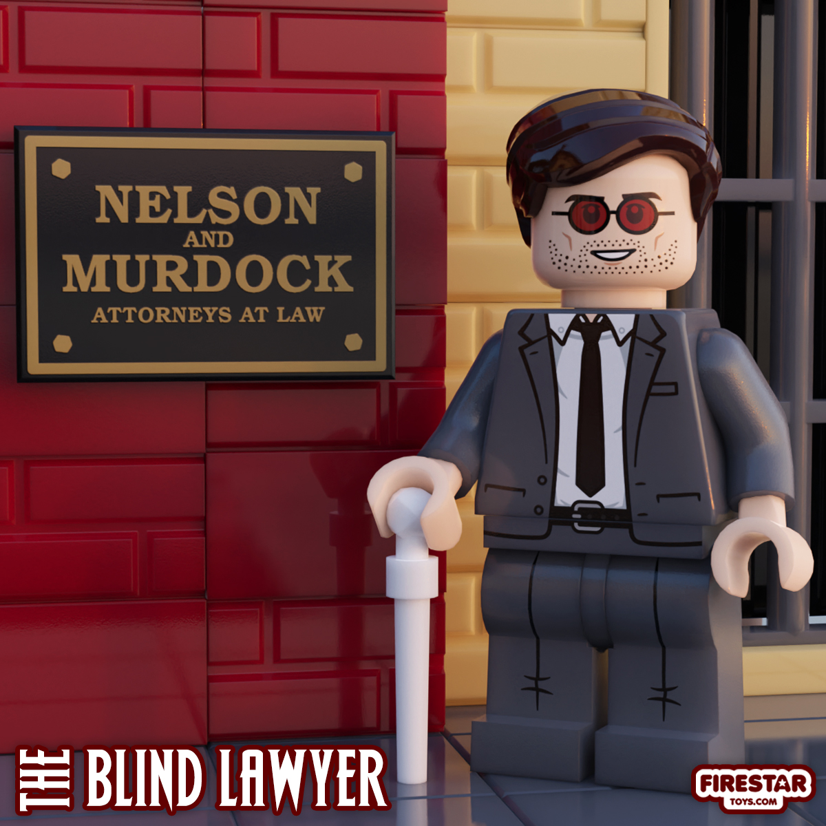 additional image for Custom Design Minifigure Blind Lawyer