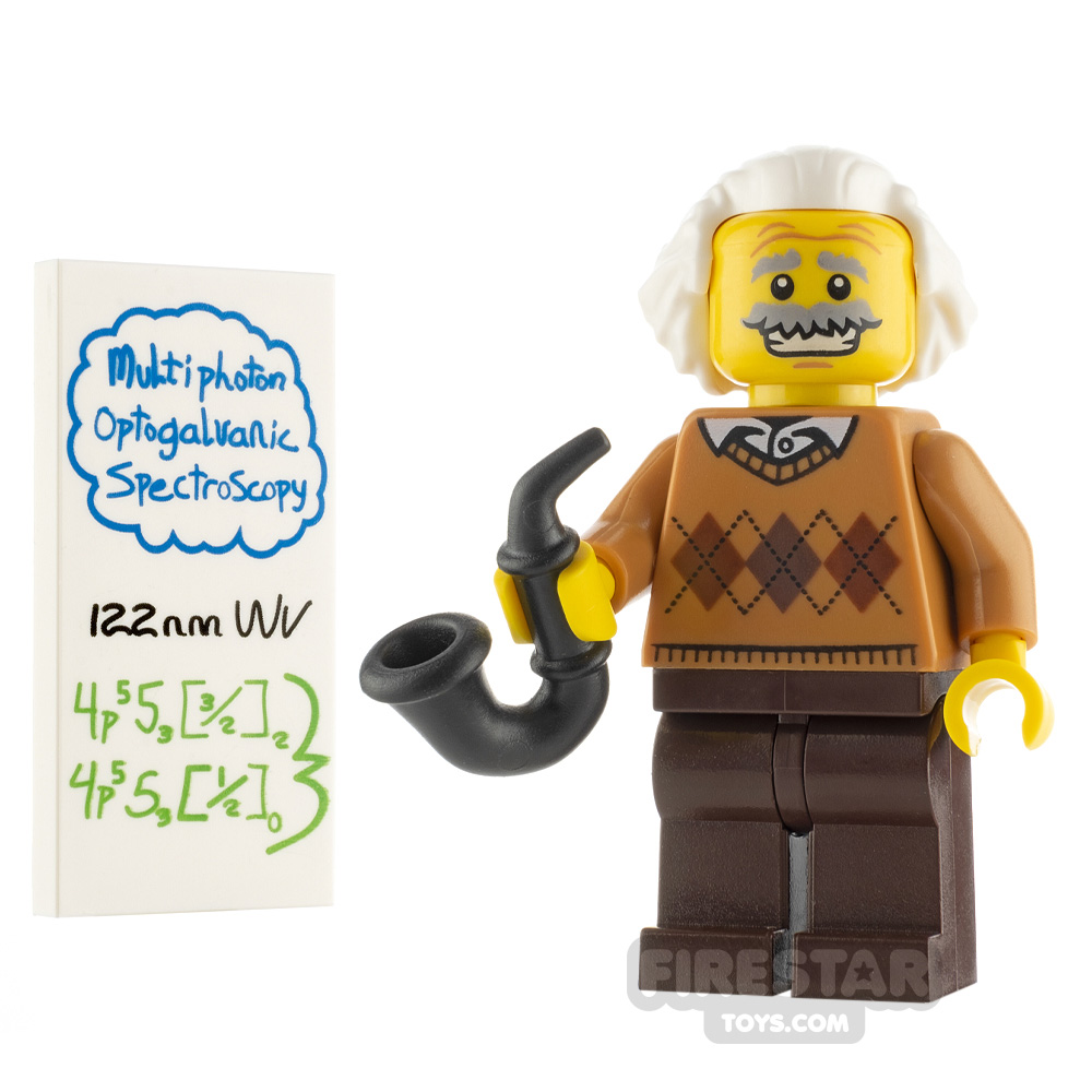 additional image for Custom Minifigure Albert Einstein Yellow
