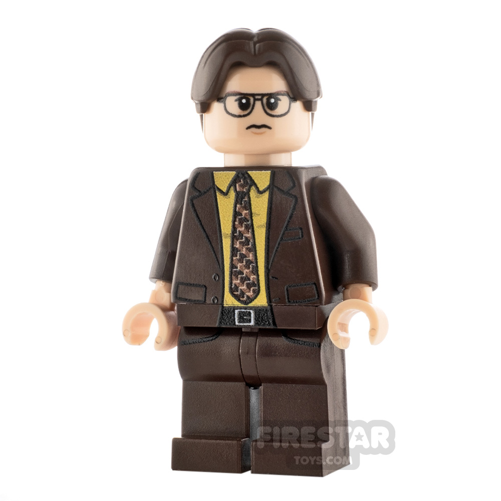Custom Minifigure Office Worker Dwight