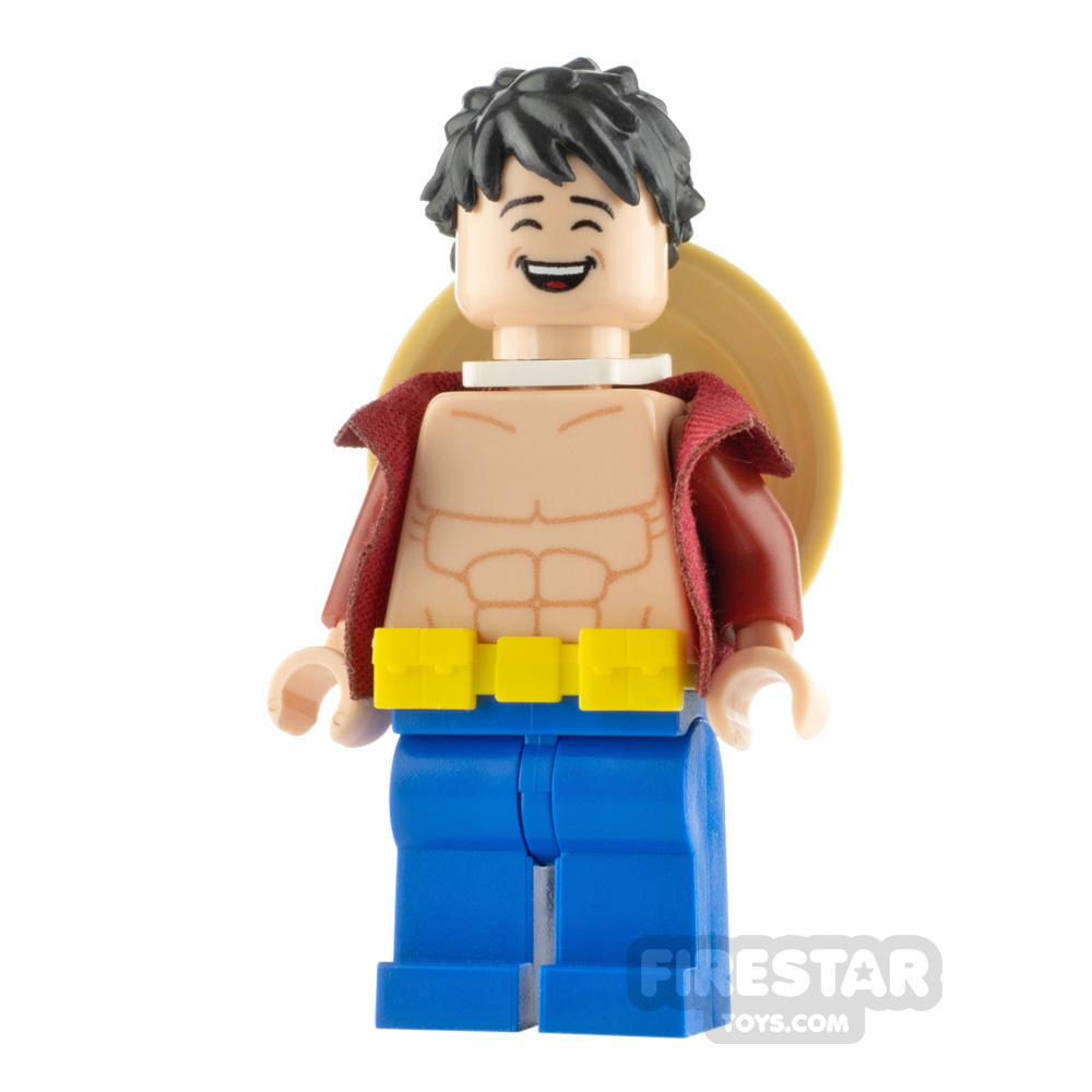 Custom Minifigure One Piece Monkey D Luffy Custom Minifigure One Piece Monkey D Luffy