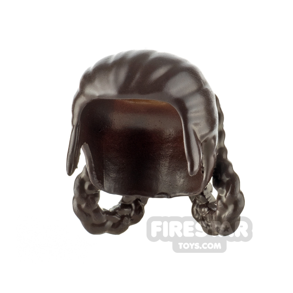 additional image for Minifigure Hair Twin Braids and Bun