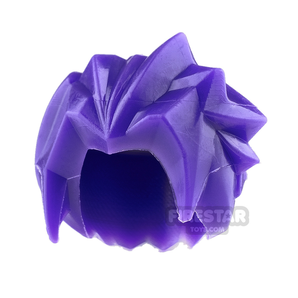 LEGO Hair - Spiked - Purple