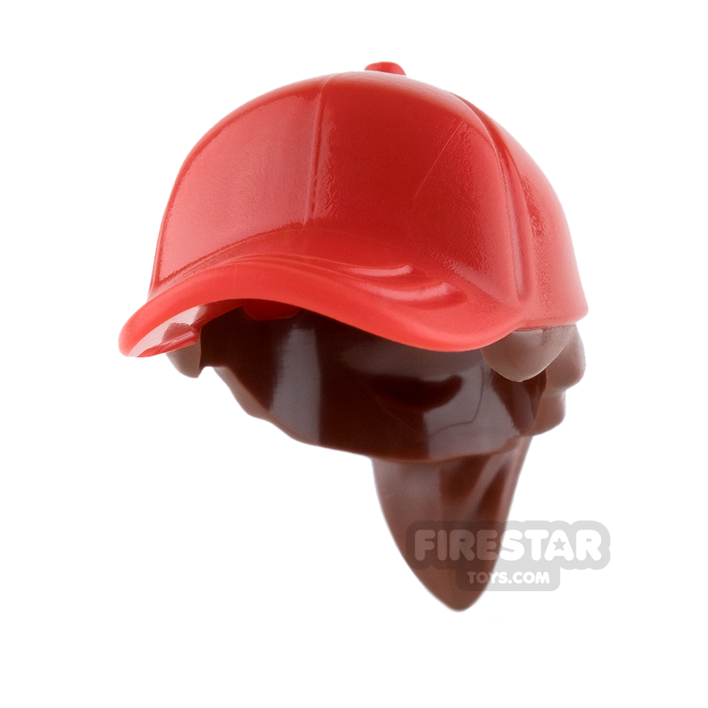 LEGO Red Cap with Ponytail
