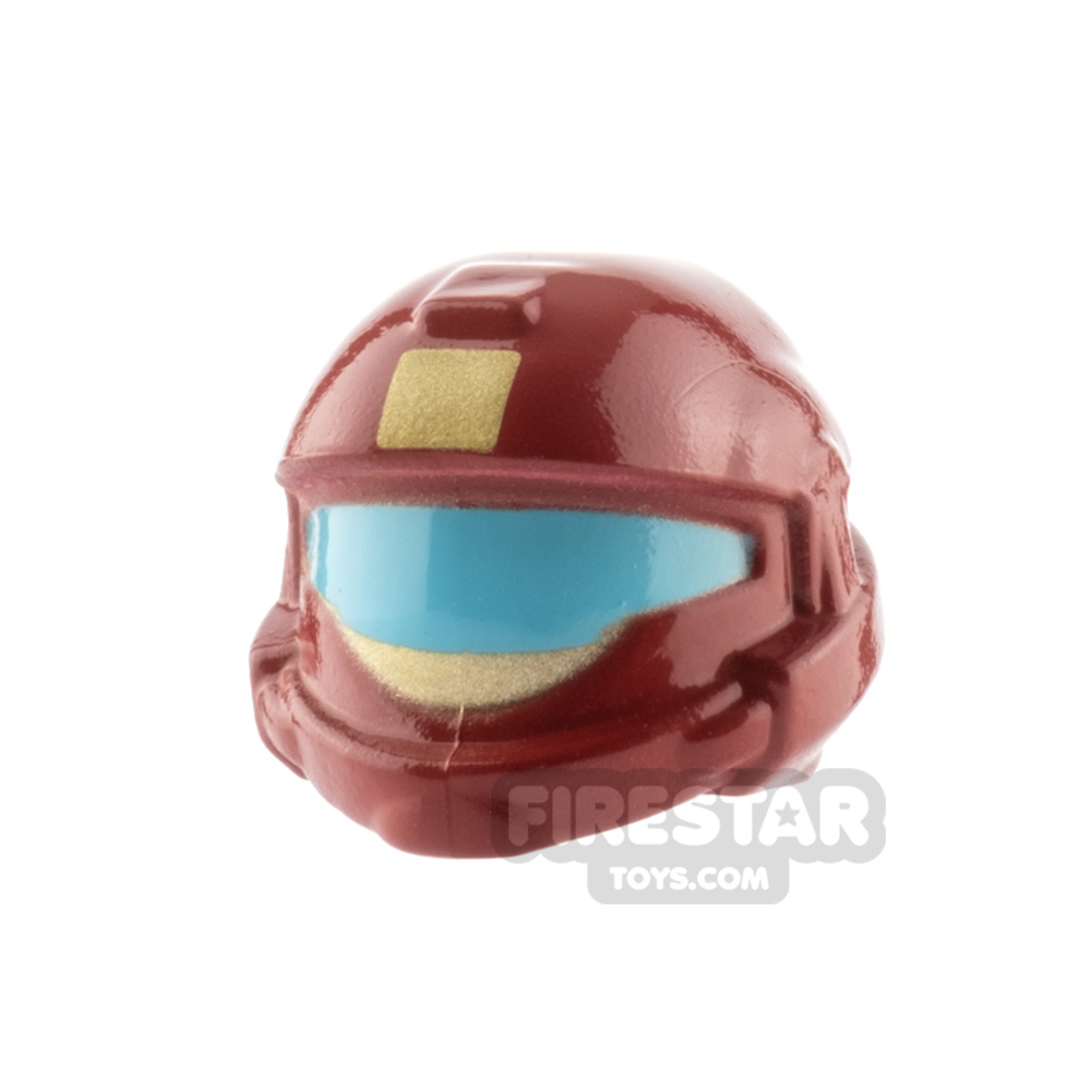 BrickForge Shock Trooper Helmet Iron HeroDARK RED