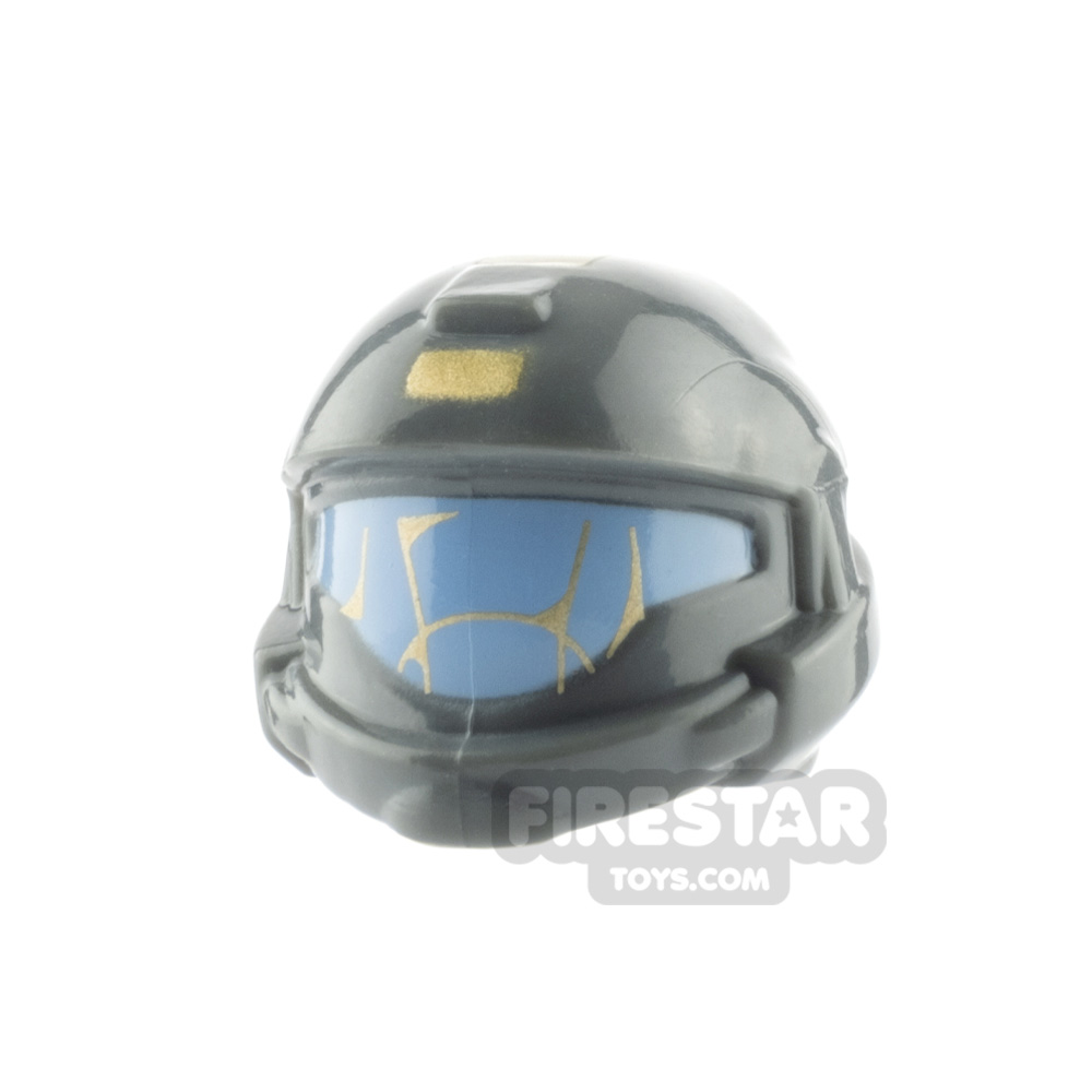 BrickForge Shock Trooper Helmet Space MarineDARK BLUEISH GRAY