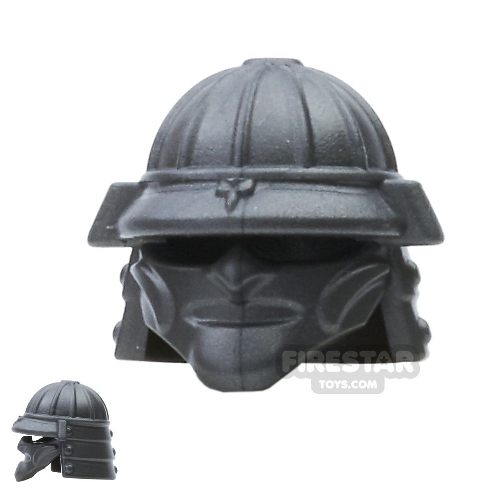 BrickWarriors - Samurai Helmet - SteelSTEEL