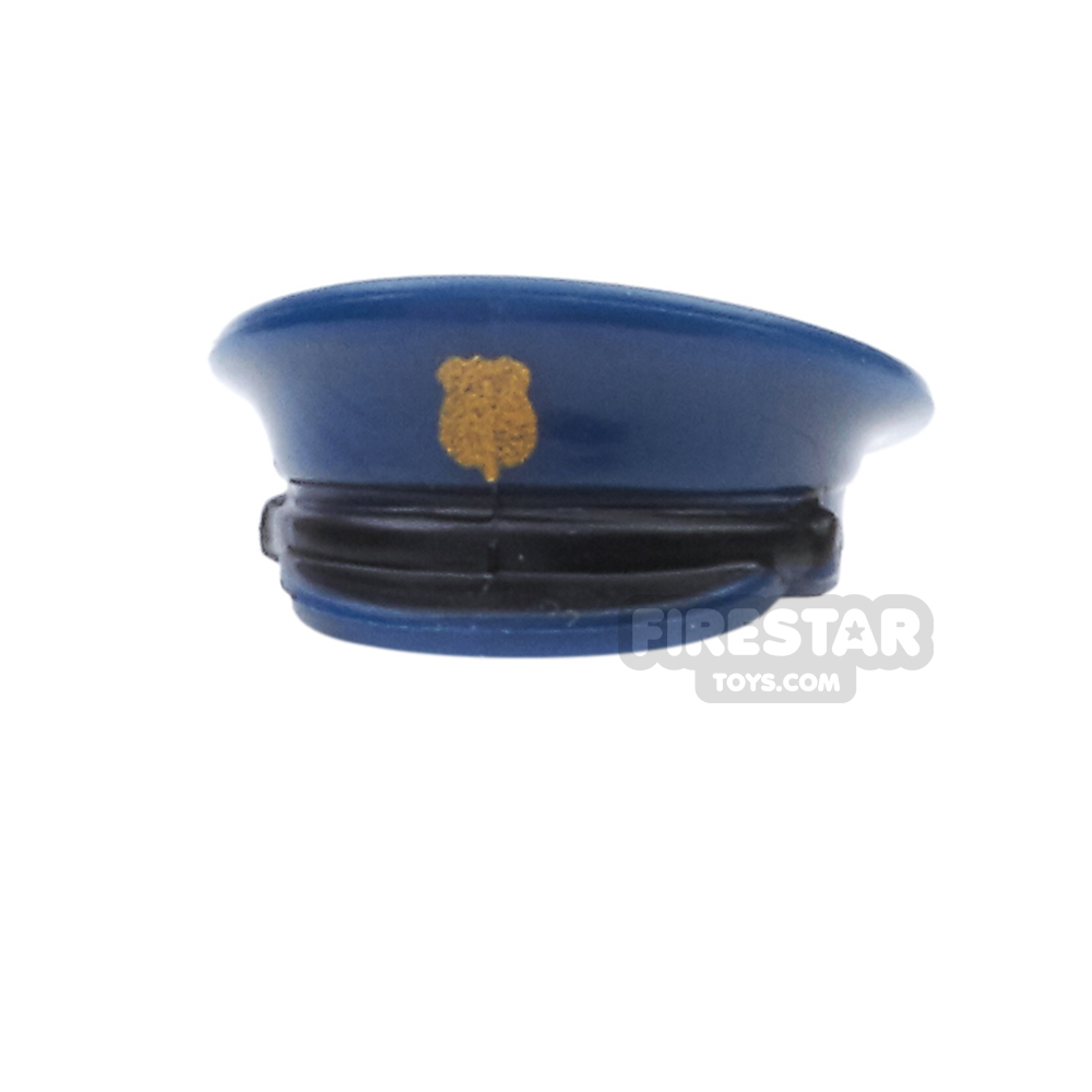 BrickForge - Officer Hat - Gold BadgeDARK BLUE
