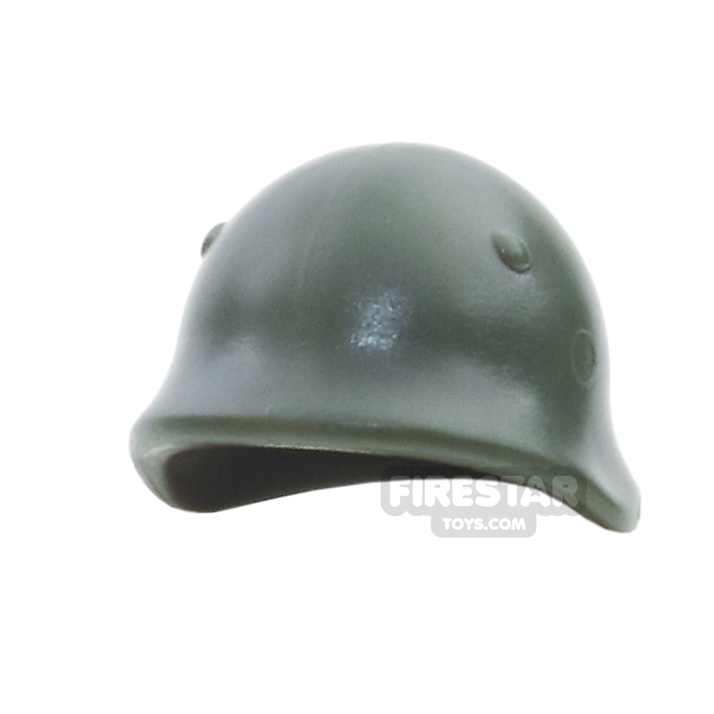 BrickWarriors - Italian Helmet - Army Green