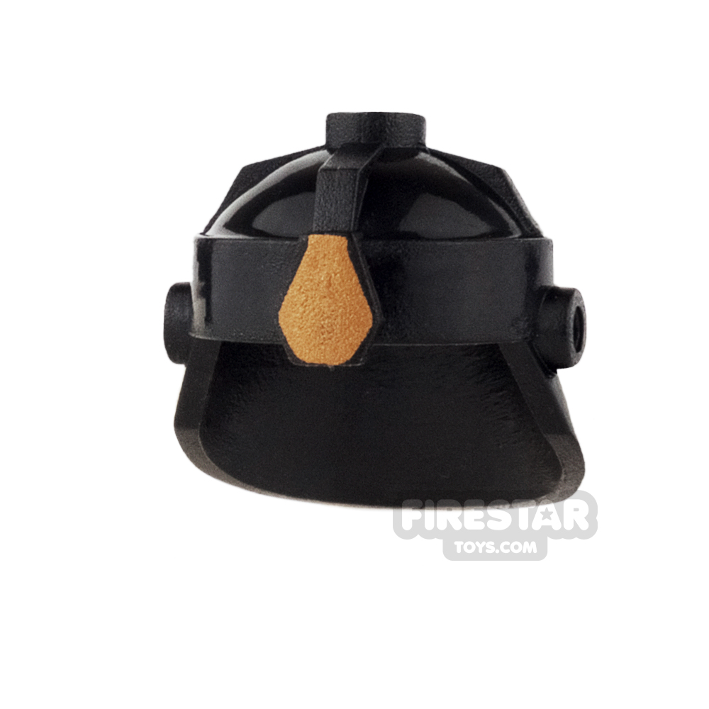 BrickForge - Dwarven Helmet - Black with Bronze JewelBLACK